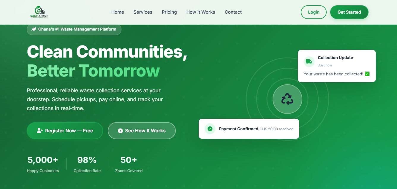 Waste Management Platform